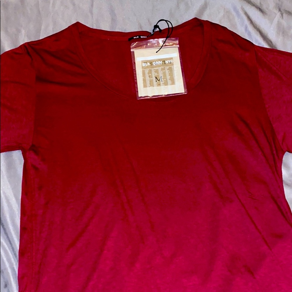NWT BLK DNM rayon t shirt size m